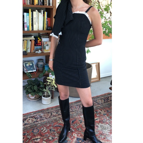 Vintage 90's pinstripe 2-piece suit size XS - Picture 3 of 6